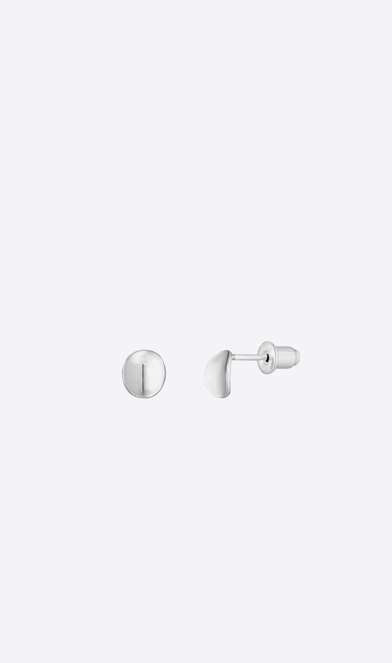 Chip XS Stud Earrings Silver