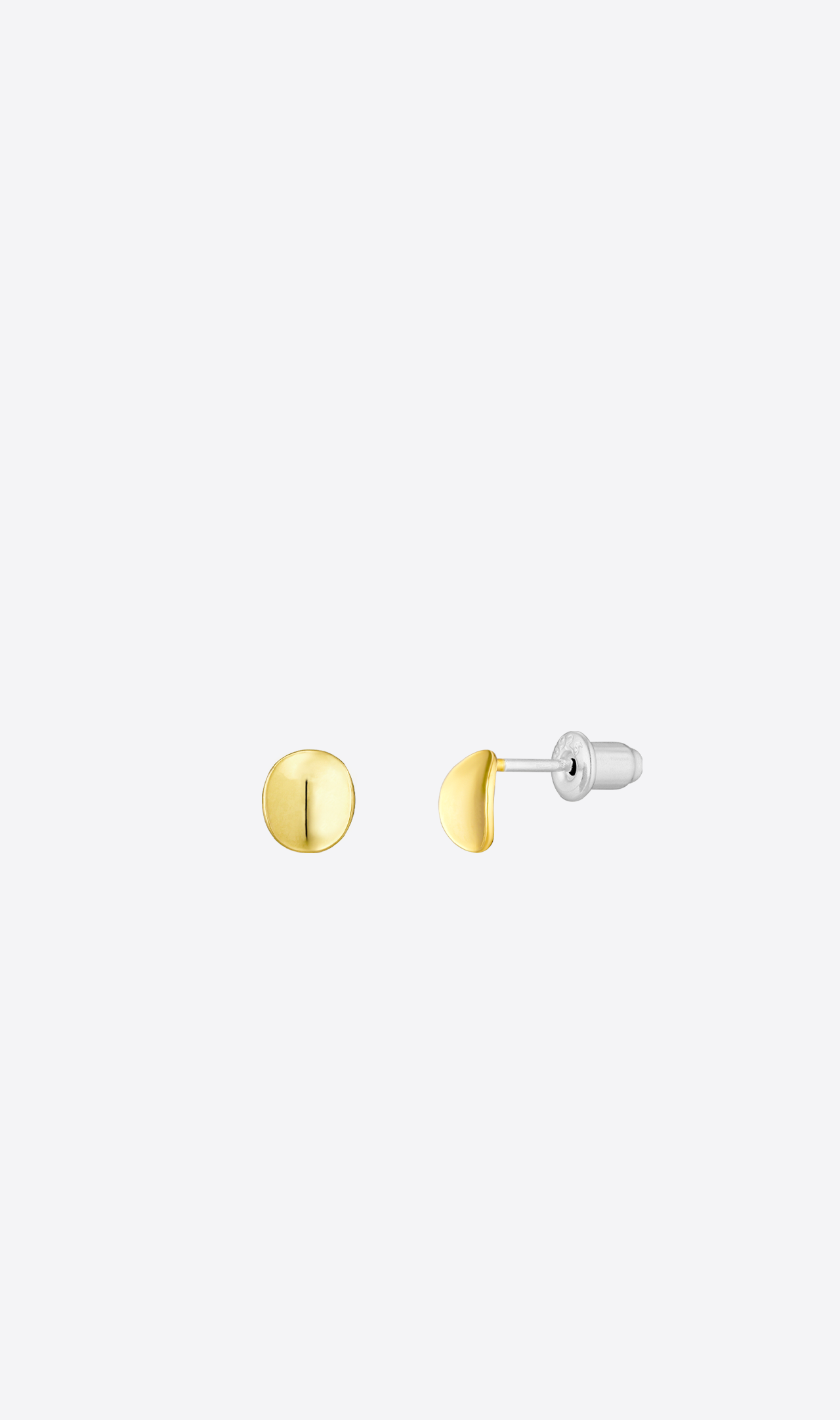 Chip XS Stud Earrings Gold